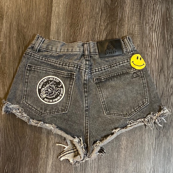 UNIF Pants - UNIF Custom Size 24 High Waisted Grey Shorts